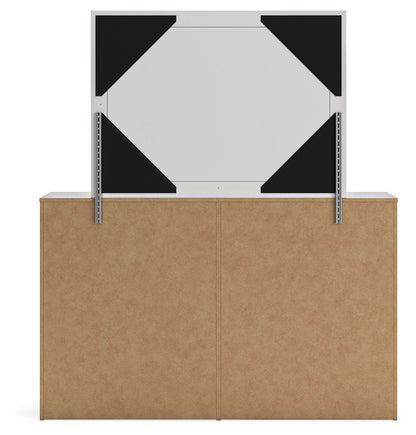 Cayboni Full Panel Bed, Dresser, Mirror, Chest and 2 Nightstands