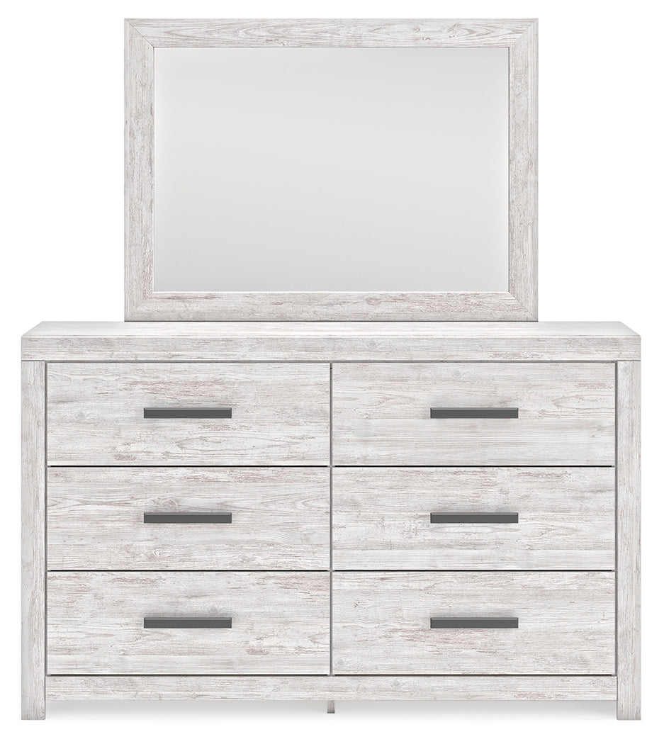 Cayboni King Panel Bed, Dresser, Mirror, Chest and 2 Nightstands
