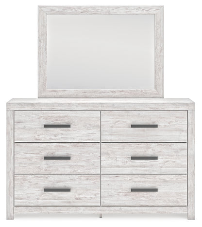 Cayboni King Panel Bed, Dresser, Mirror, Chest and 2 Nightstands