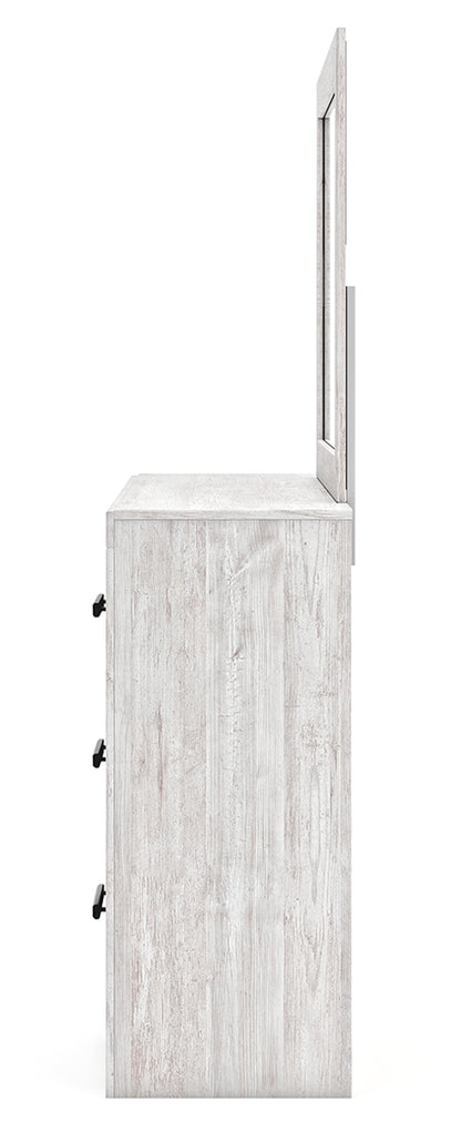 Cayboni King Panel Bed, Dresser, Mirror, Chest and 2 Nightstands