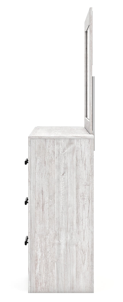 Cayboni Full Panel Bed, Dresser, Mirror and Nightstand