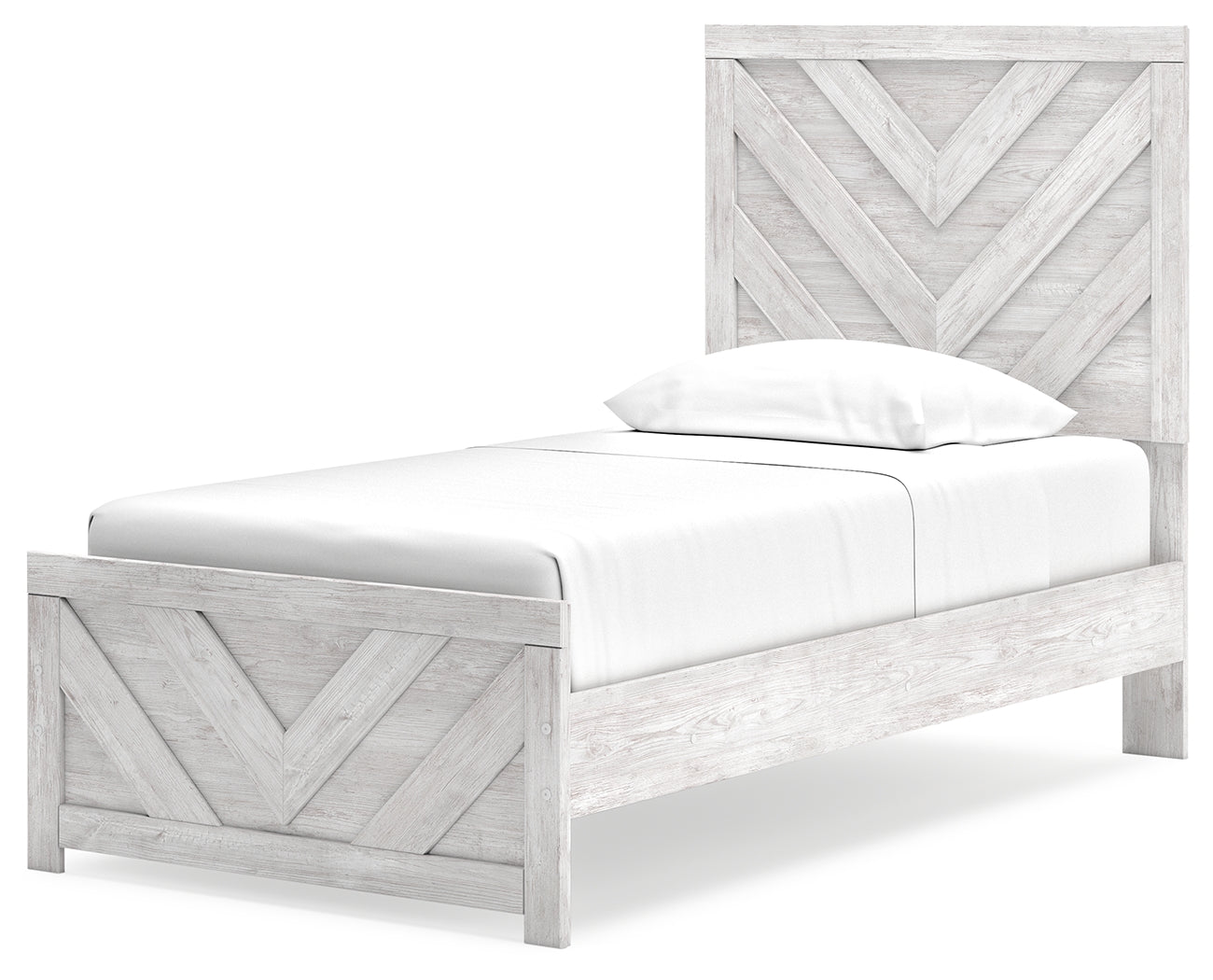Cayboni Twin Panel Bed, Dresser and Chest