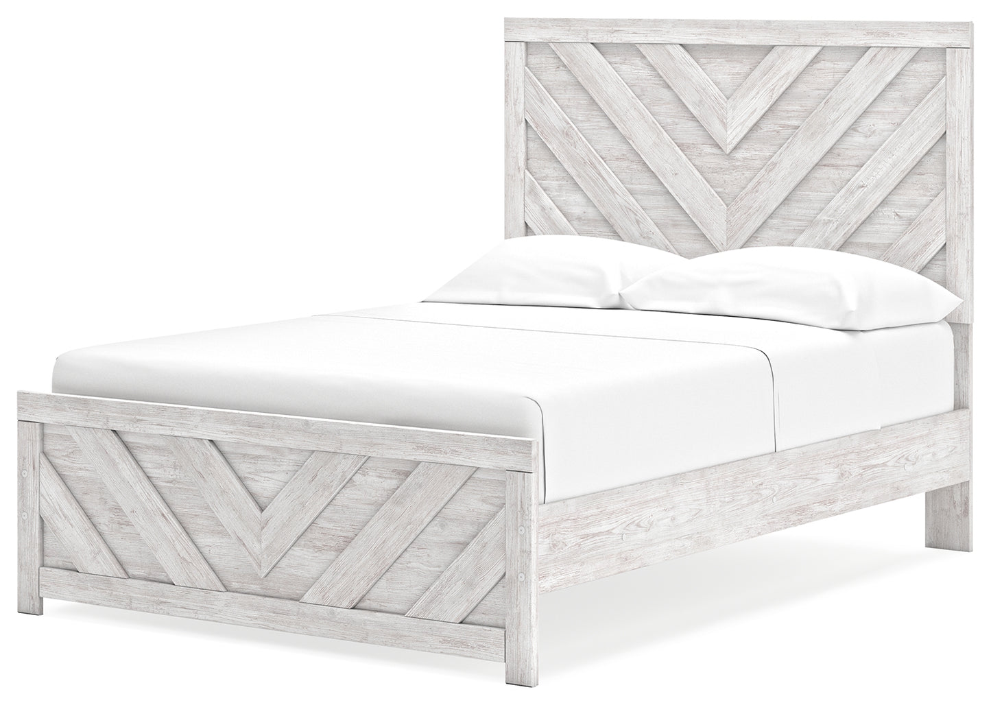 Cayboni Full Panel Bed, Dresser, Mirror and Nightstand