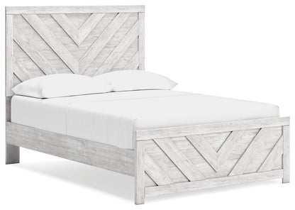 Cayboni Full Panel Bed, Dresser and Mirror