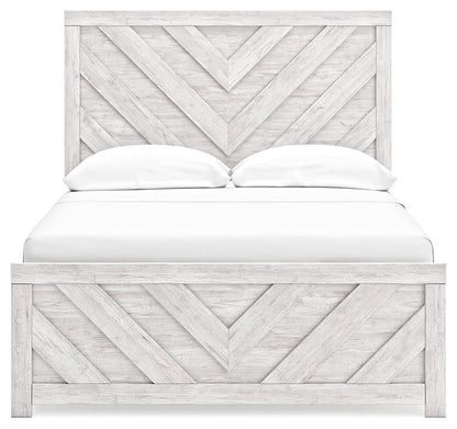 Cayboni Full Panel Bed, Dresser and Mirror