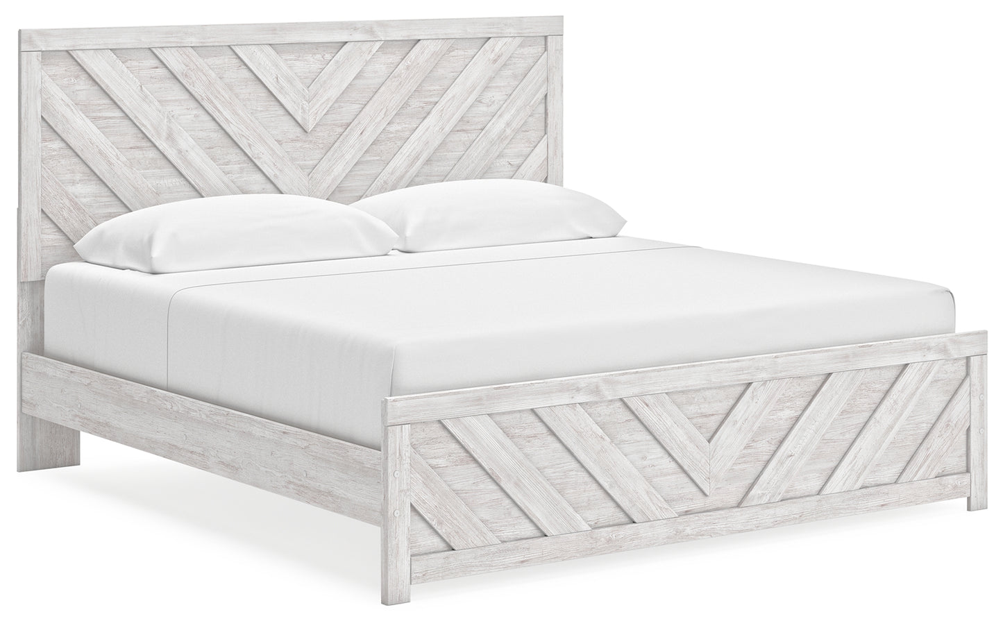 Cayboni King Panel Bed, Dresser, Mirror, Chest and 2 Nightstands