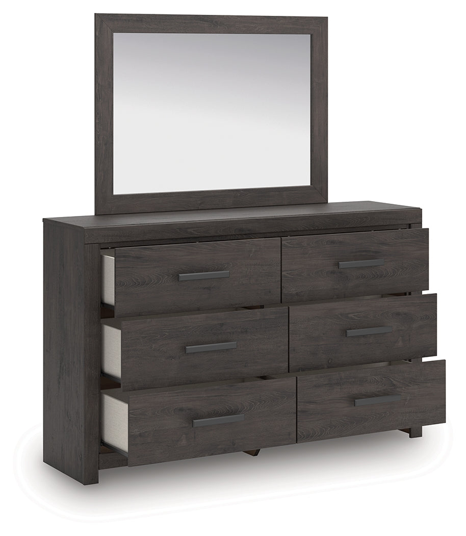 Prendonea Queen Panel Bed, Dresser, Mirror and Nightstand