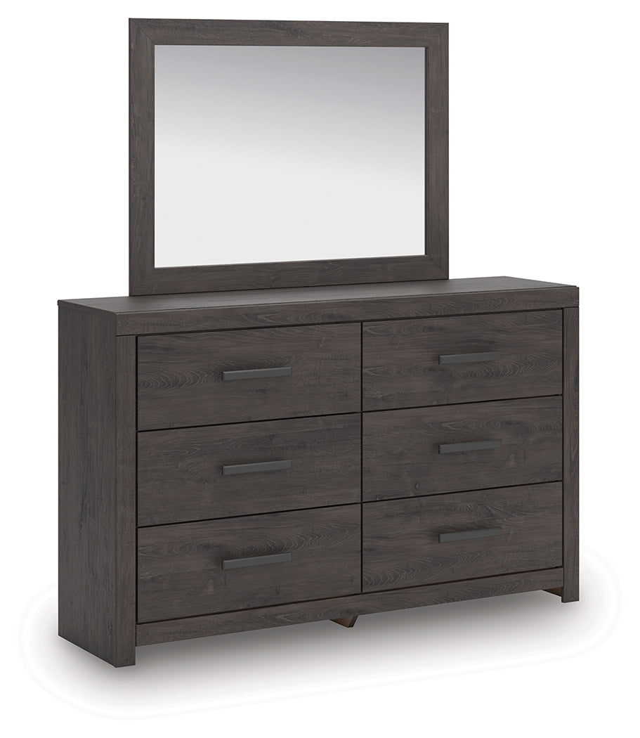 Prendonea Queen Panel Bed, Dresser, Mirror and Nightstand