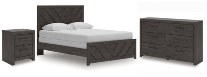 Prendonea Queen Panel Bed, Dresser and Nightstand