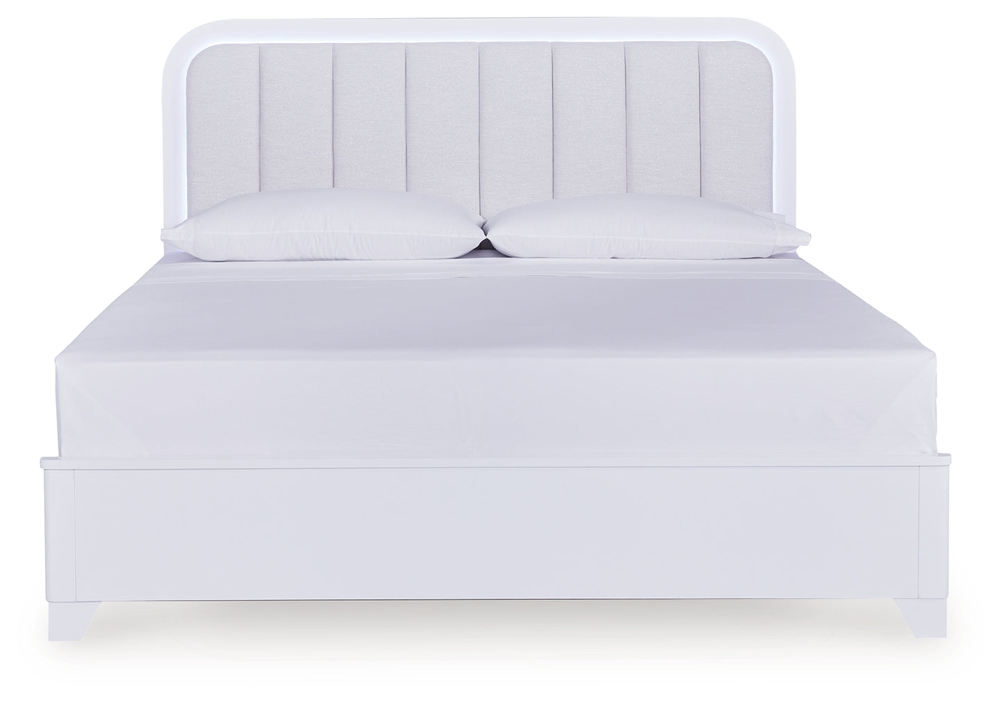 Jarlee King Upholstered Panel Bed
