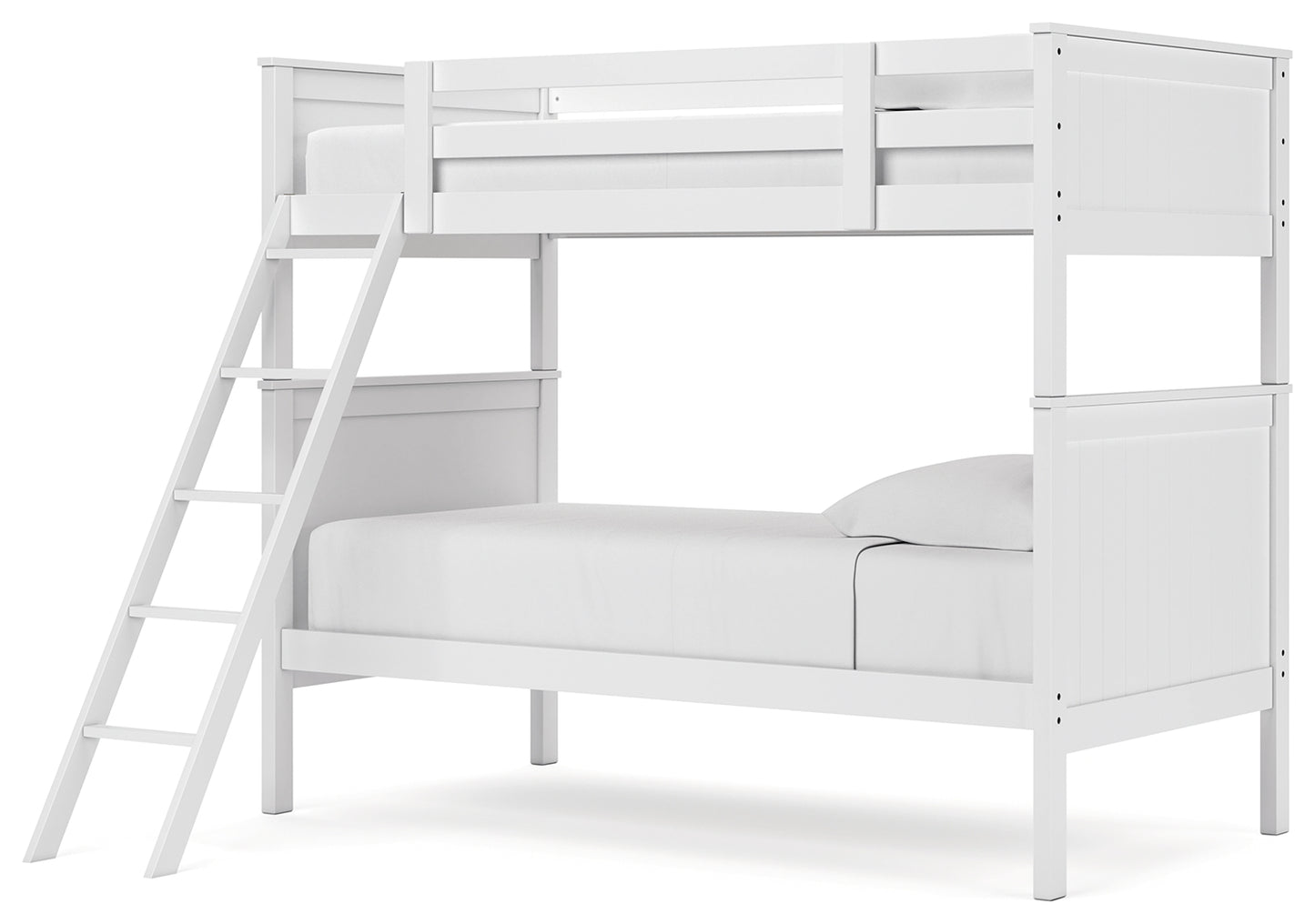 Nextonfort Twin over Twin Bunk Bed and 2 Twin Mattresses