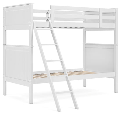 Nextonfort Twin over Twin Bunk Bed and 2 Twin Mattresses