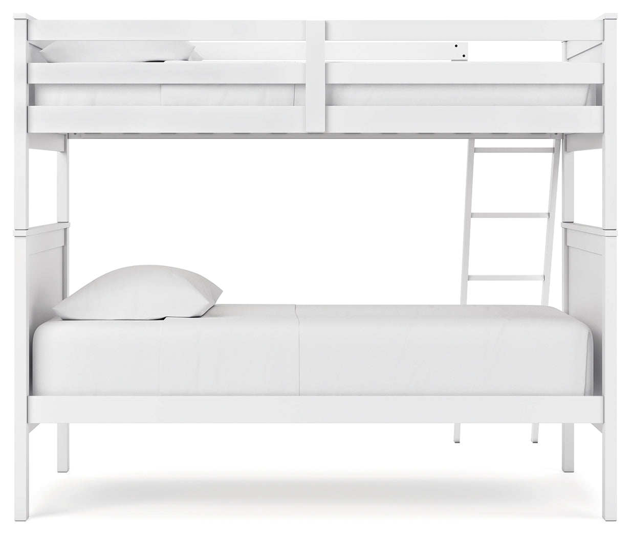 Nextonfort Twin over Twin Bunk Bed and 2 Twin Mattresses