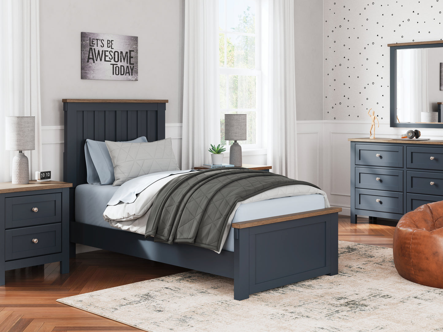 Landocken Twin Panel Bed