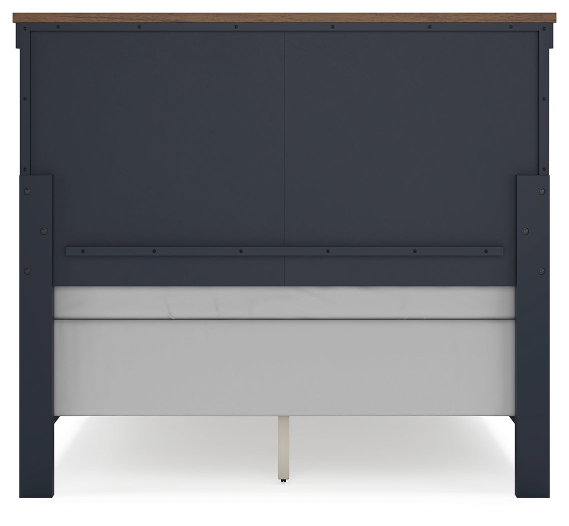 Landocken Full Panel Bed, Dresser and Mirror