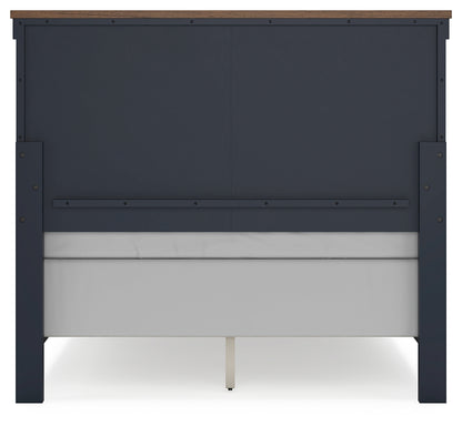 Landocken Full Panel Bed, Dresser and Mirror