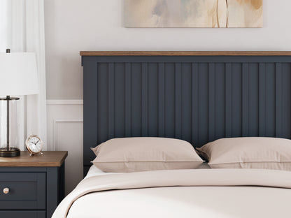 Landocken Full Panel Bed, Dresser and Mirror
