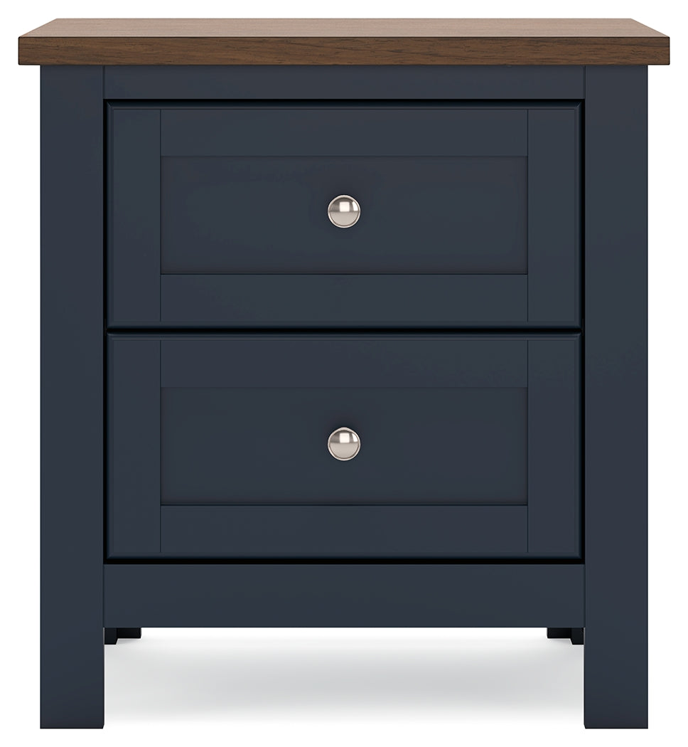 Landocken Twin Panel Bed, Chest and Nightstand