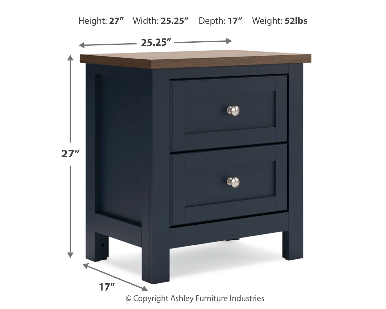 Landocken Twin Panel Bed, Chest and Nightstand