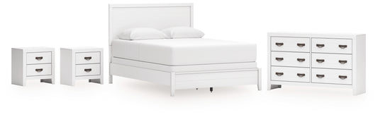 Binterglen Queen Panel Bed, Dresser and 2 Nightstands