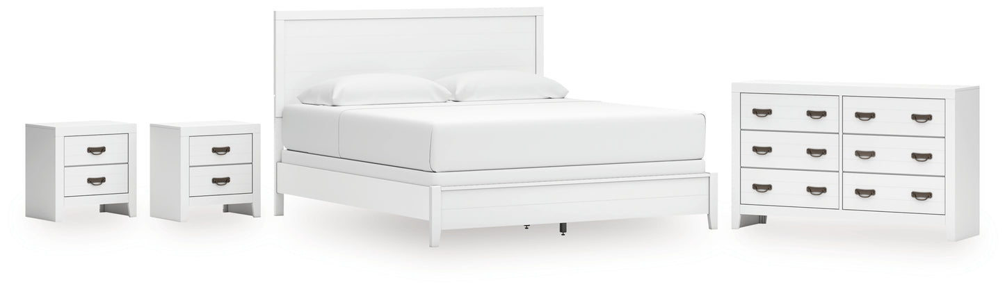 Binterglen King Panel Bed, Dresser and 2 Nightstands