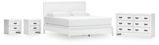 Binterglen King Panel Bed, Dresser and 2 Nightstands
