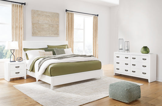 Binterglen Queen Panel Bed, Dresser and Nightstand