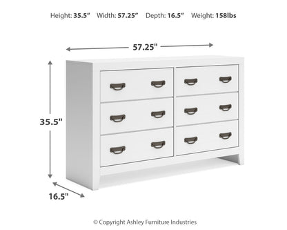 Binterglen King Panel Bed, Dresser and Nightstand