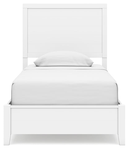 Binterglen Twin Panel Bed, Dresser, Mirror, Chest and 2 Nightstands