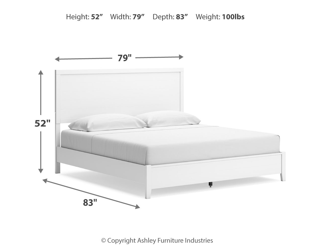 Binterglen King Panel Bed, Dresser and Nightstand