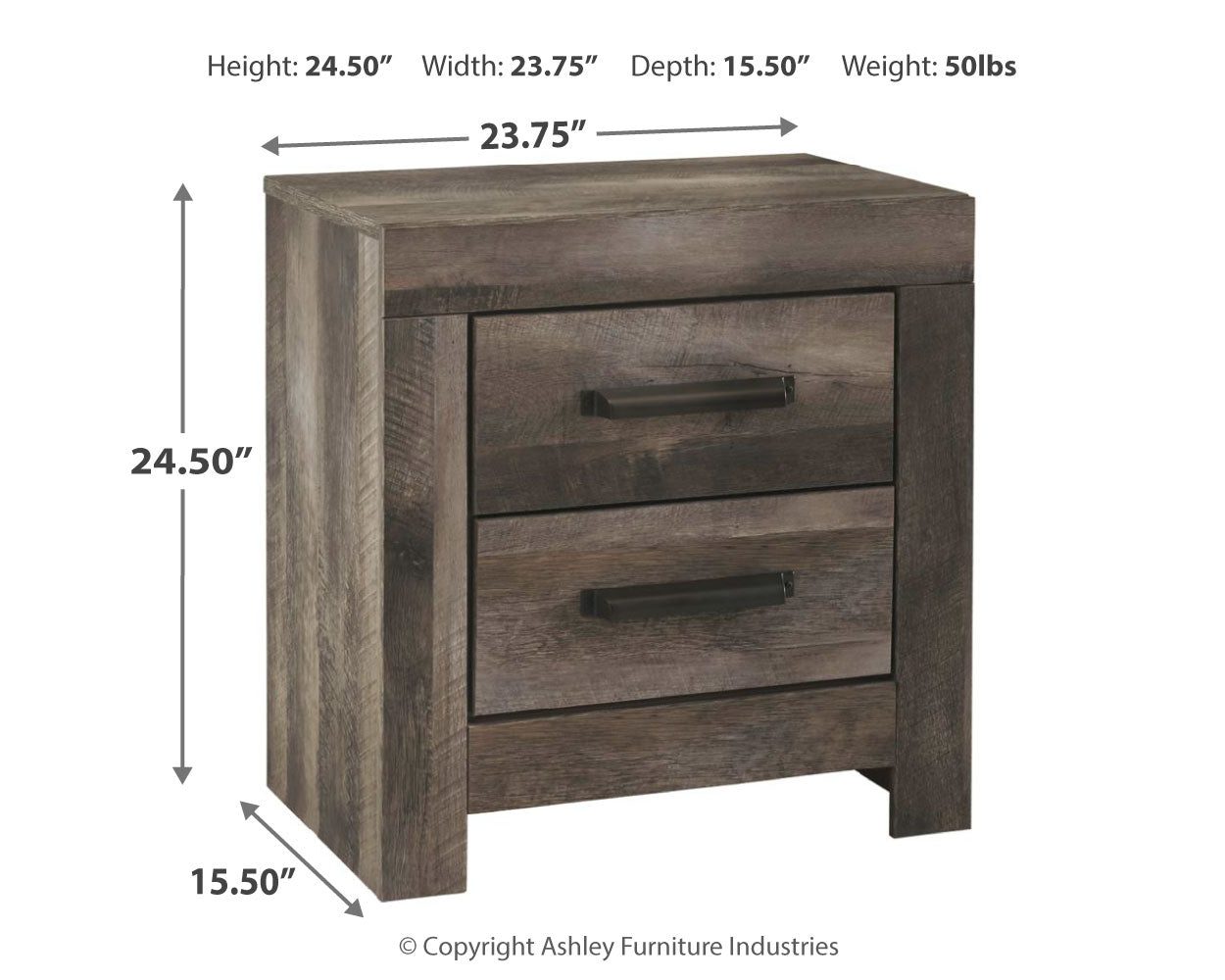 Wynnlow Queen Panel Bed, Dresser and Nightstand