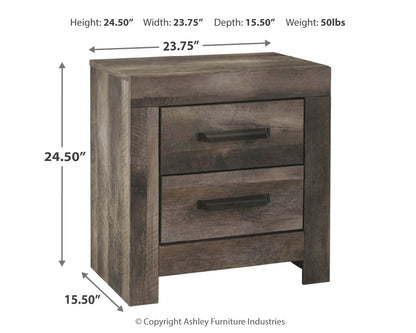 Wynnlow King Panel Bed, Dresser and Nightstand