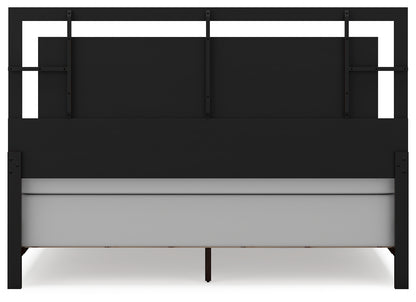 Covetown King Panel Bed, Dresser and Mirror