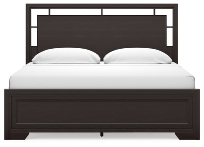 Covetown King Panel Bed, Dresser and Mirror