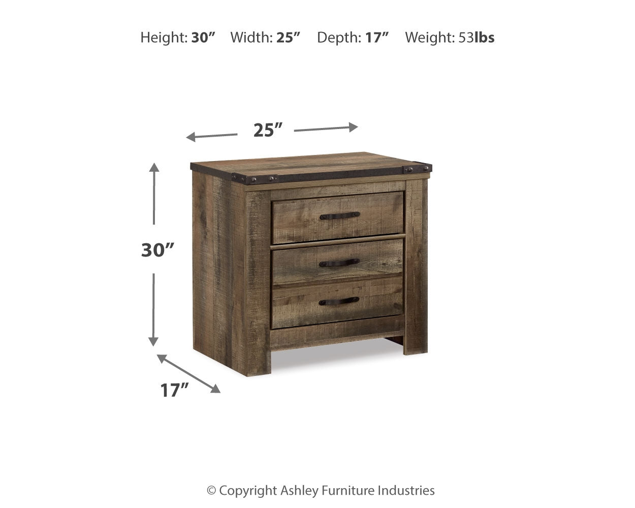 Trinell Twin Bookcase Storage Bed, Dresser, Mirror and Nightstand