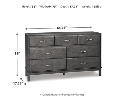 Caitbrook Queen Storage Bed, Dresser and Nightstand
