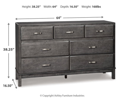 Caitbrook Queen Storage Bed, Dresser, Chest and 2 Nightstands