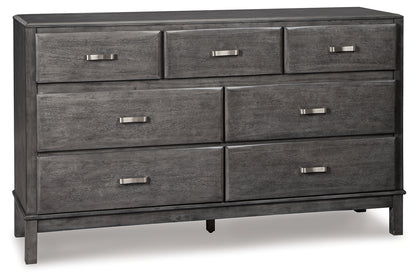 Caitbrook Queen Storage Bed, Dresser and Chest