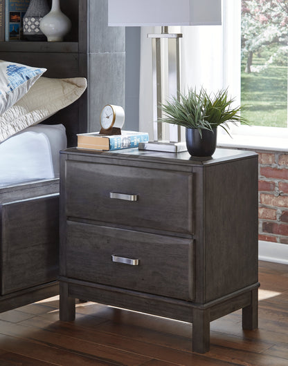 Caitbrook Queen Storage Bed, Dresser, Chest and 2 Nightstands