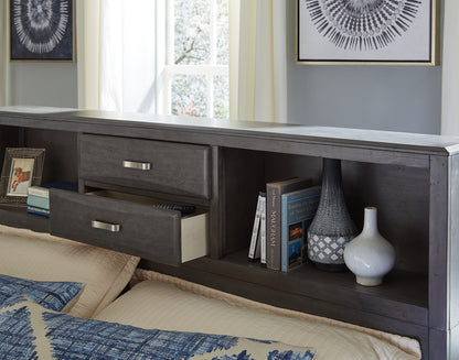 Caitbrook King Storage Bed, Chest and 2 Nightstands