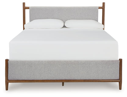 Lyncott King Upholstered Bed, Chest and Nightstand