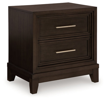 Neymorton King Panel Bed, Dresser, Mirror and Nightstand