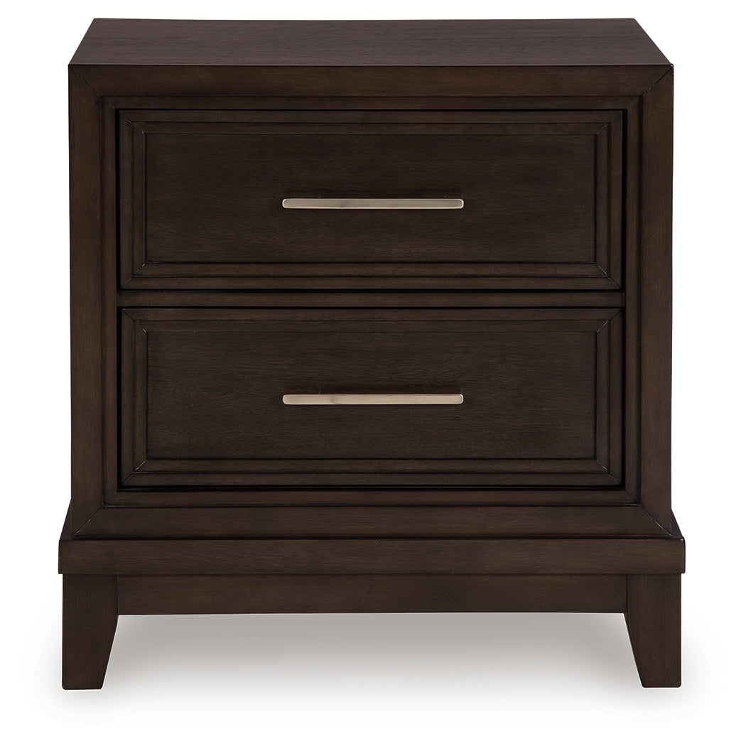 Neymorton King Panel Bed, Dresser, Mirror and Nightstand