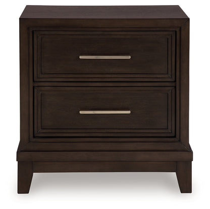 Neymorton King Panel Bed, Dresser, Mirror and Nightstand
