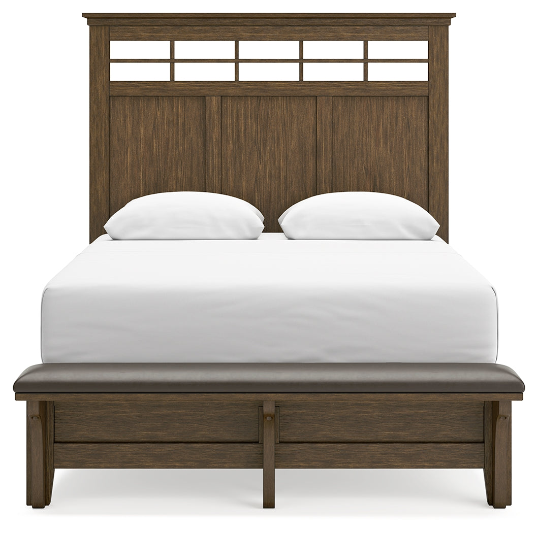 Shawbeck Queen Panel Bed, Dresser and Mirror