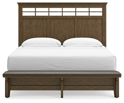 Shawbeck California King Panel Bed, Dresser and Mirror