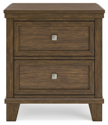 Shawbeck King Panel Bed, Dresser, Mirror and Nightstand