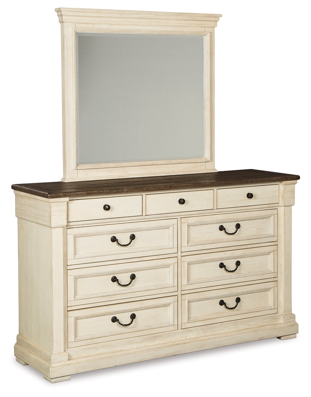 Bolanburg King Panel Bed, Dresser, Mirror, Chest and 2 Nightstands