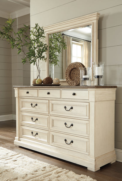 Bolanburg Queen Panel Bed, Dresser, Mirror, and Nightstand