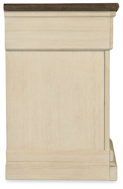 Bolanburg King Panel Bed, Dresser, Mirror, and Nightstand